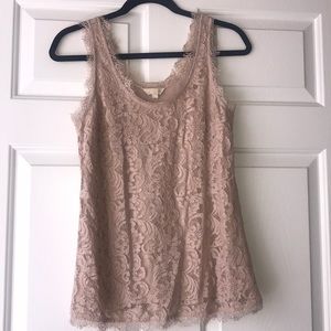 Lace tank